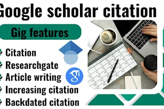 increase your google scholar citation and backdate, writing and publishing