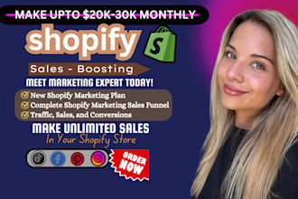 promote and advertise your shopify, etsy, ebay and amazon store for quick sales