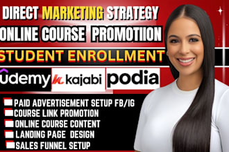 online course promotion business and finance udemy course marketing sales funnel