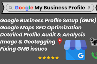 create a google my business listing profile, gmb account audit of maps local SEO