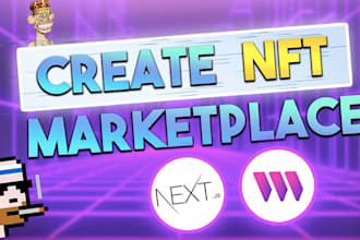 build nft staking website, nft minting website, nft marketplace, smart contract