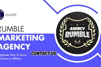 do organic rumble video promotion and channel growth