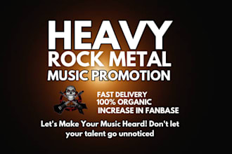 viral your heavy rock metal music promotion to 900 active metal playlist curator