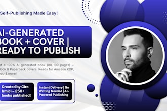 create a full ai generated book with covers ready to publish