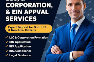 do USA llc registration and ein in 24 hours for US and non US citizens