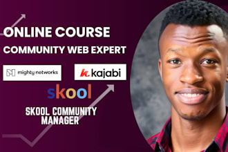 setup skool online course kajabi learnworlds mightynetwork