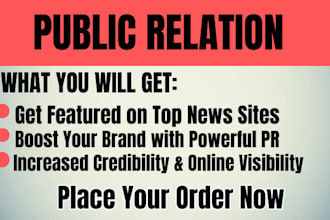 write high rank press releases and distribute them to top media, pr distribution