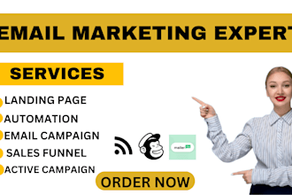 setup your activecampaign automation mailchimp email marketing and CRM