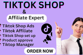 fix tiktok shop, tiktok dropshipping, affiliate outreach, set up tiktok shop