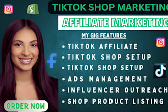 setup profitable and manage tiktok shop affiliate marketing