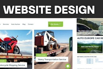 build responsive online food restaurant website for your business