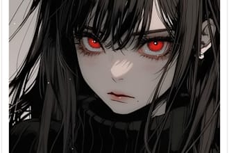 create comic book page and custom illustrations, manga cartoon character design