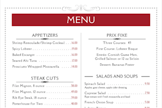 do restaurant menu design, modern food menu or digital menu
