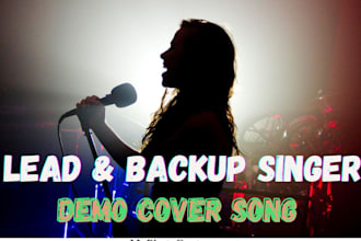 be female singer background vocal cover song any genre demo theme intro jingle