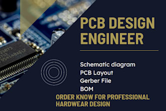 design schematic layout pcb design gerber file bom in altium kicad orcad