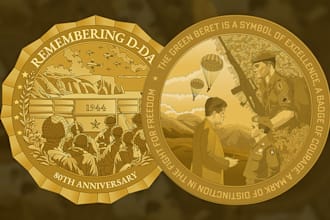 do premium illustration for a challenge coin