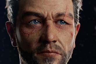 do 3d realistic character design character modeling 3d metahuman unreal engine