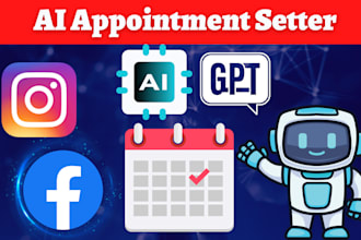 create an ai appointment setter chatbot on instagram or facebook using chatgpt
