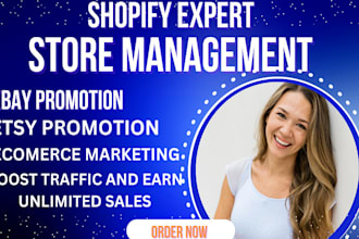 promote your custom ebay, etsy, shopify etc boost store traffic