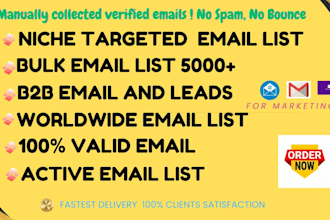 collect targeted email lists and b2b leads for email marketing