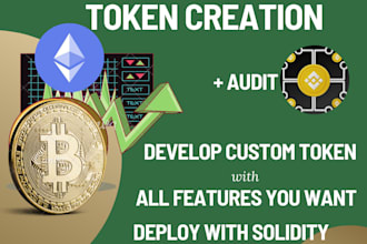 develop solidity crypto bsc evm tokenomics smart contract deploy token creation