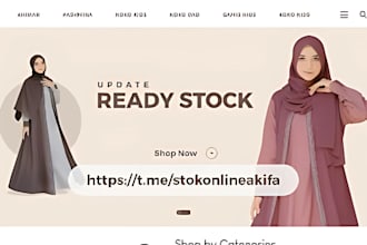 design profitable islamic wear shopify store abaya shopify store hijab website