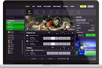 develop sport bet app, sport bet website, blackjack, slot, poker, crash game