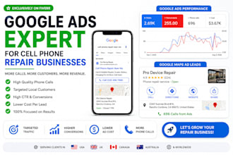 run google ads for cell phone repair businesses
