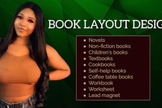 do ebook typesetting design book page layout design picture book for amazon KDP