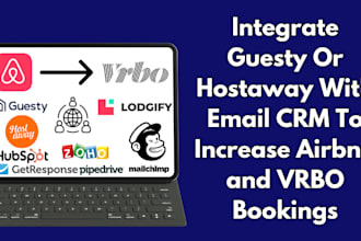 integrate guesty or hostaway with email crm to increase airbnb and vrbo bookings