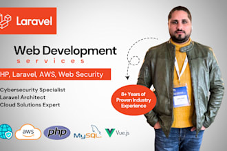 be your expert laravel developer for secure web apps and AWS deployment
