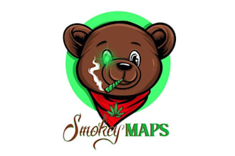 design sustainability cheerful cannabis app logo