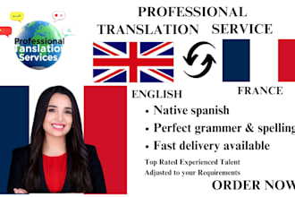 manually translate english to french and vice versa