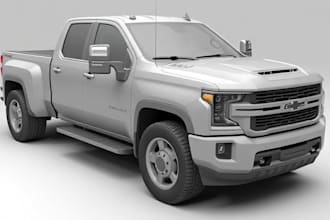 do 3d car model truck vehicle automotive in zbrush for printing and rendering