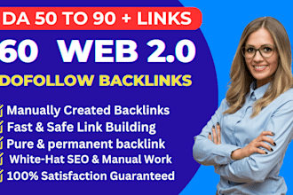 provide SEO optimized web 2 0 backlinks for google ranking