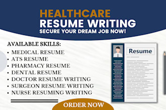 craft ats resume for professional healthcare  doctor  pharmacy nurse resume