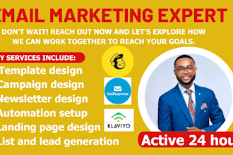 do beatify mailchimp template design email marketing  automation