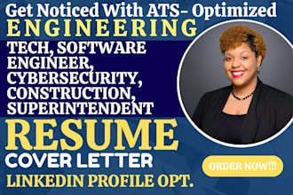 write engineering, tech, software engineer, superintendent, construction resume