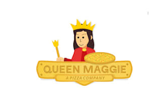 design mascot colorful unique pizza logo