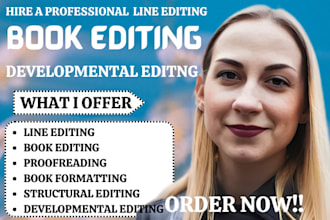 line edit book editing and proofreading sci fi fiction novel non fiction book