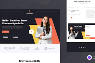 build crypto, finance, investment, booking, accounting tech website design