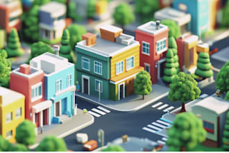 3d isometric environments 3d isometric modeling 3d isometric animation interior