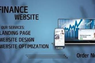 build professional wordpress tax website, finance website accounting website