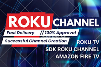 create live streaming app, ott app, vod app, iptv, roku channel, smart tv app