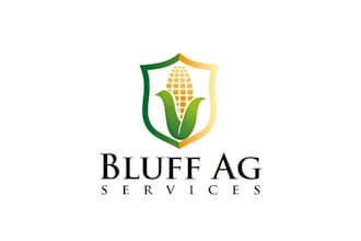 design exclusive corn agriculture industry logo