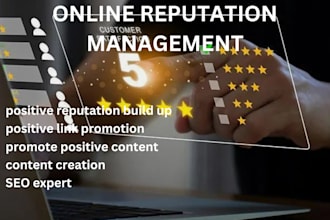 do online reputation manager ORM to surpress negative links