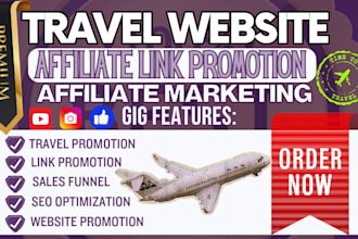 boost travel website sales travel affiliate marketing link promotion
