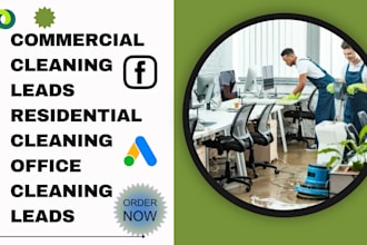 generate commercial cleaning leads residential cleaning office cleaning leads