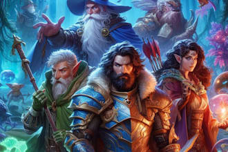 do dnd character art illustration commissions