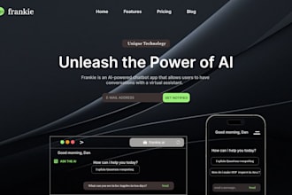 design a modern and user friendly UI UX for web and mobile